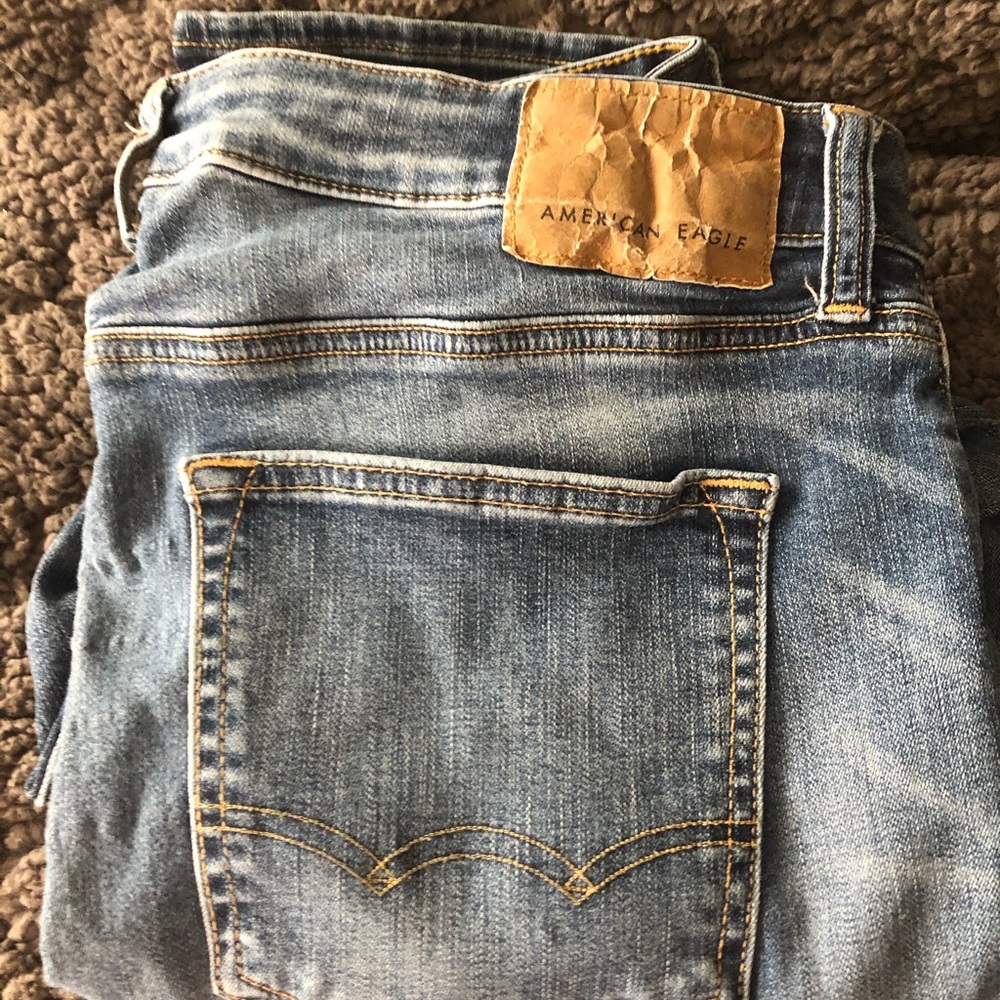 AM 33 x 32 Slim Straight Jeans